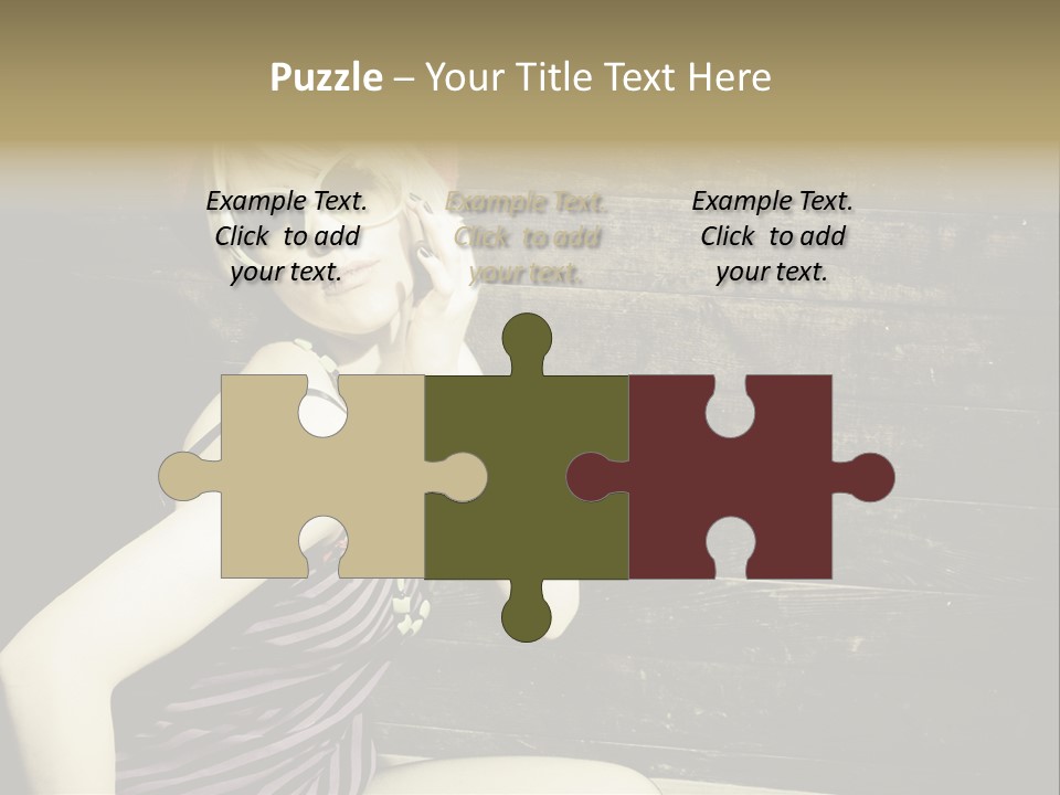 Wordpress Theme With Big Header PowerPoint Template