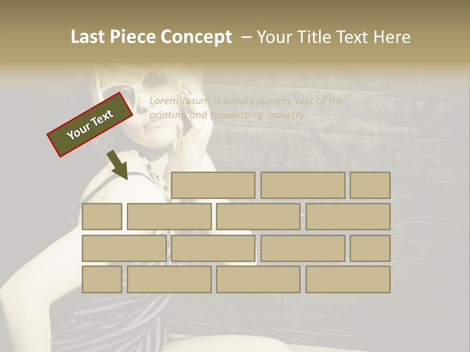 Wordpress Theme With Big Header PowerPoint Template