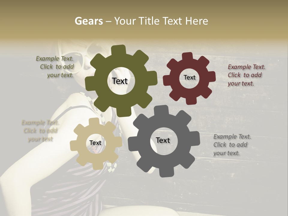 Wordpress Theme With Big Header PowerPoint Template