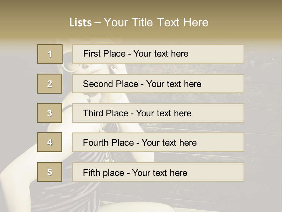 Wordpress Theme With Big Header PowerPoint Template
