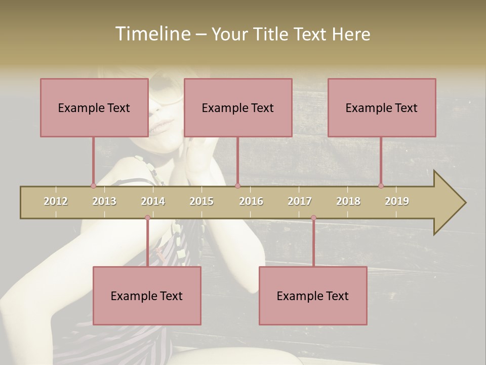 Wordpress Theme With Big Header PowerPoint Template