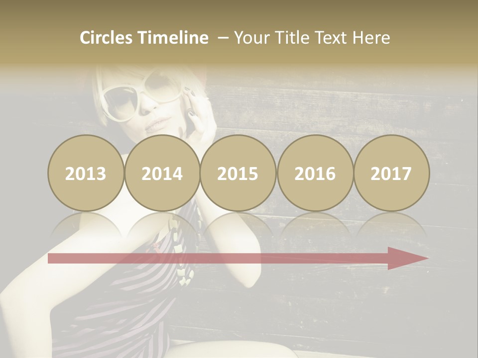 Wordpress Theme With Big Header PowerPoint Template