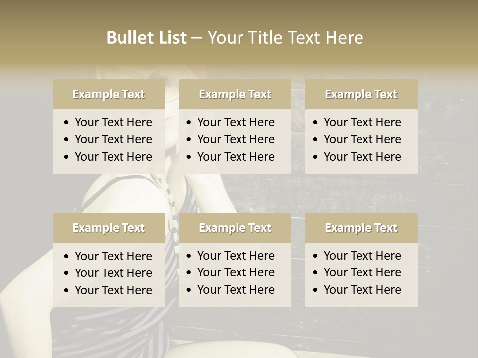 Wordpress Theme With Big Header PowerPoint Template