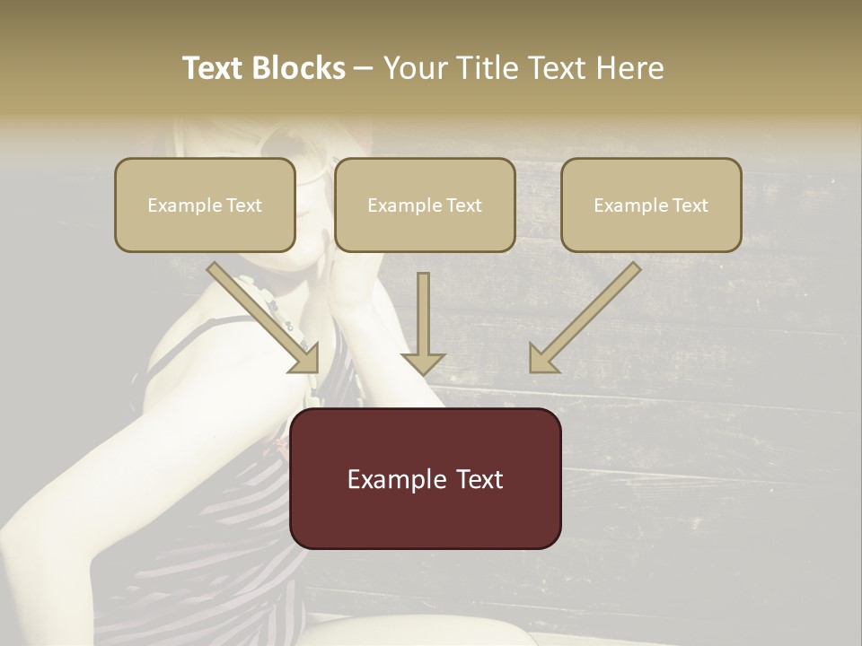 Wordpress Theme With Big Header PowerPoint Template