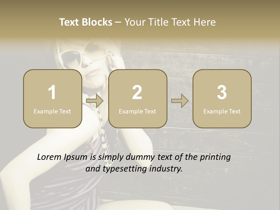 Wordpress Theme With Big Header PowerPoint Template