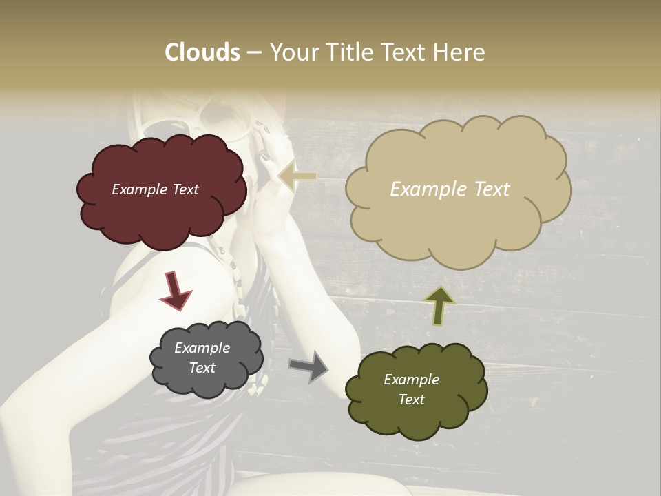 Wordpress Theme With Big Header PowerPoint Template