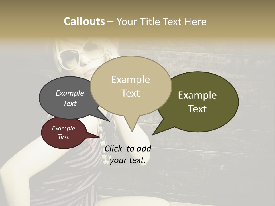 Wordpress Theme With Big Header PowerPoint Template