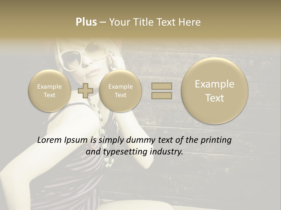 Wordpress Theme With Big Header PowerPoint Template