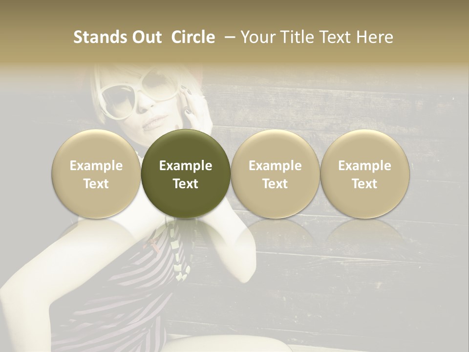 Wordpress Theme With Big Header PowerPoint Template