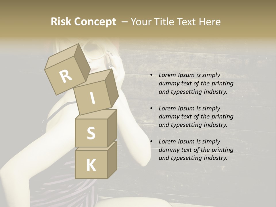 Wordpress Theme With Big Header PowerPoint Template