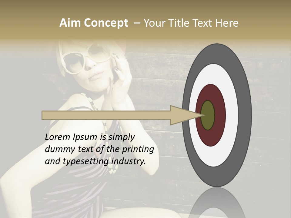 Wordpress Theme With Big Header PowerPoint Template