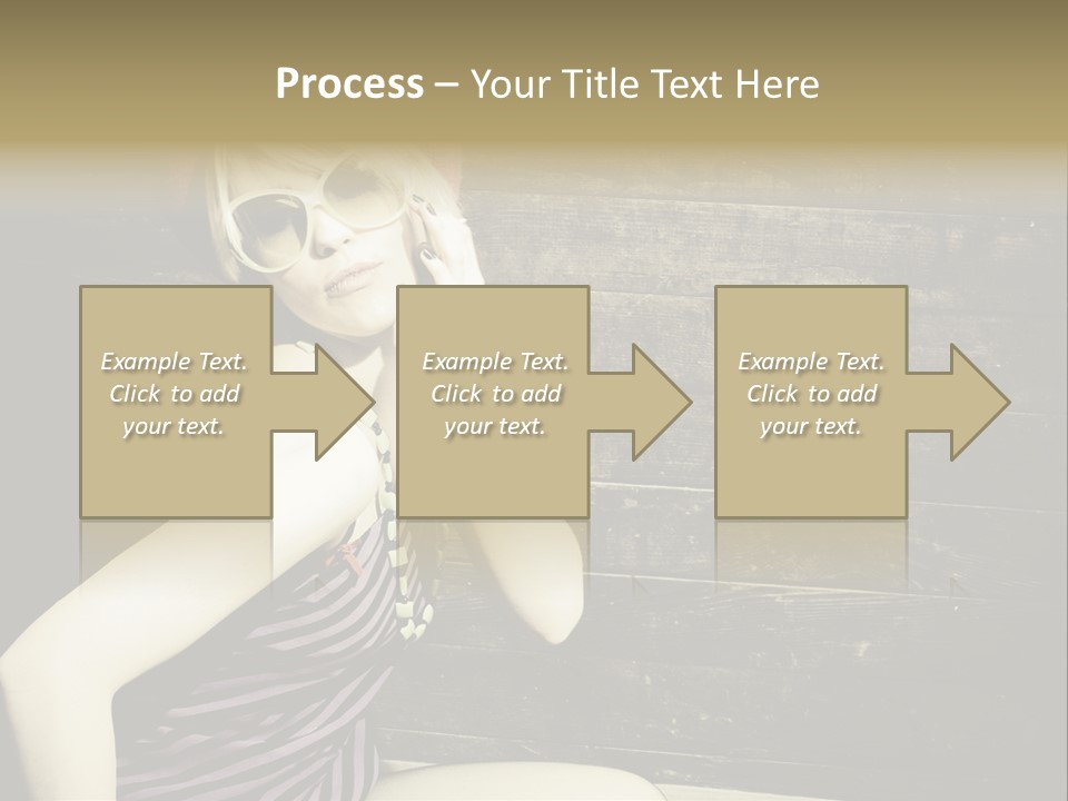 Wordpress Theme With Big Header PowerPoint Template