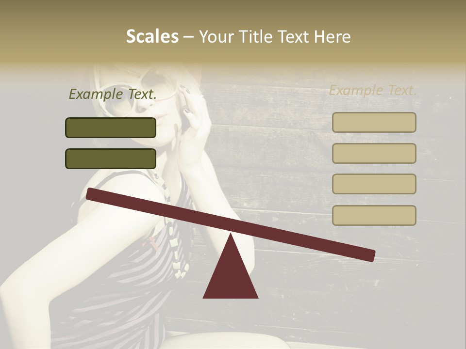 Wordpress Theme With Big Header PowerPoint Template