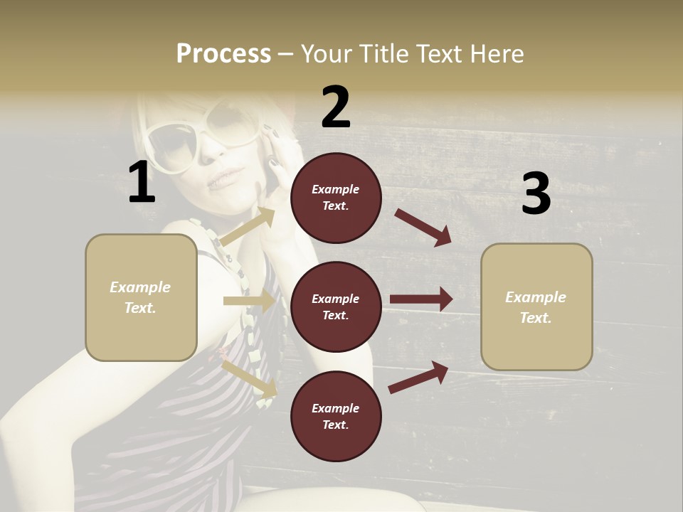 Wordpress Theme With Big Header PowerPoint Template