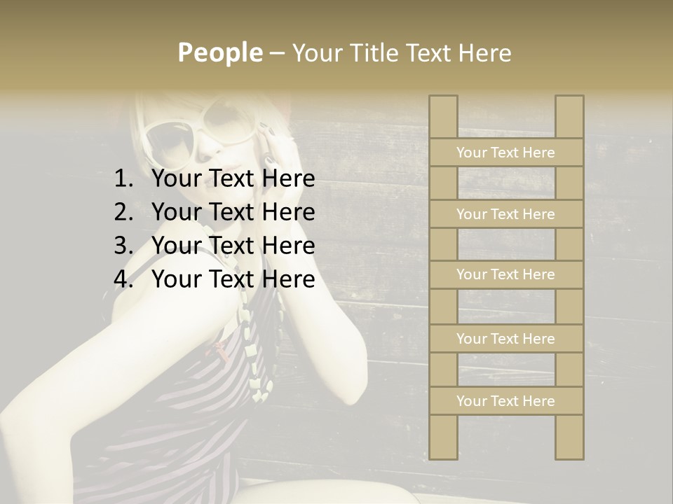 Wordpress Theme With Big Header PowerPoint Template