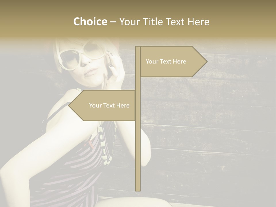 Wordpress Theme With Big Header PowerPoint Template
