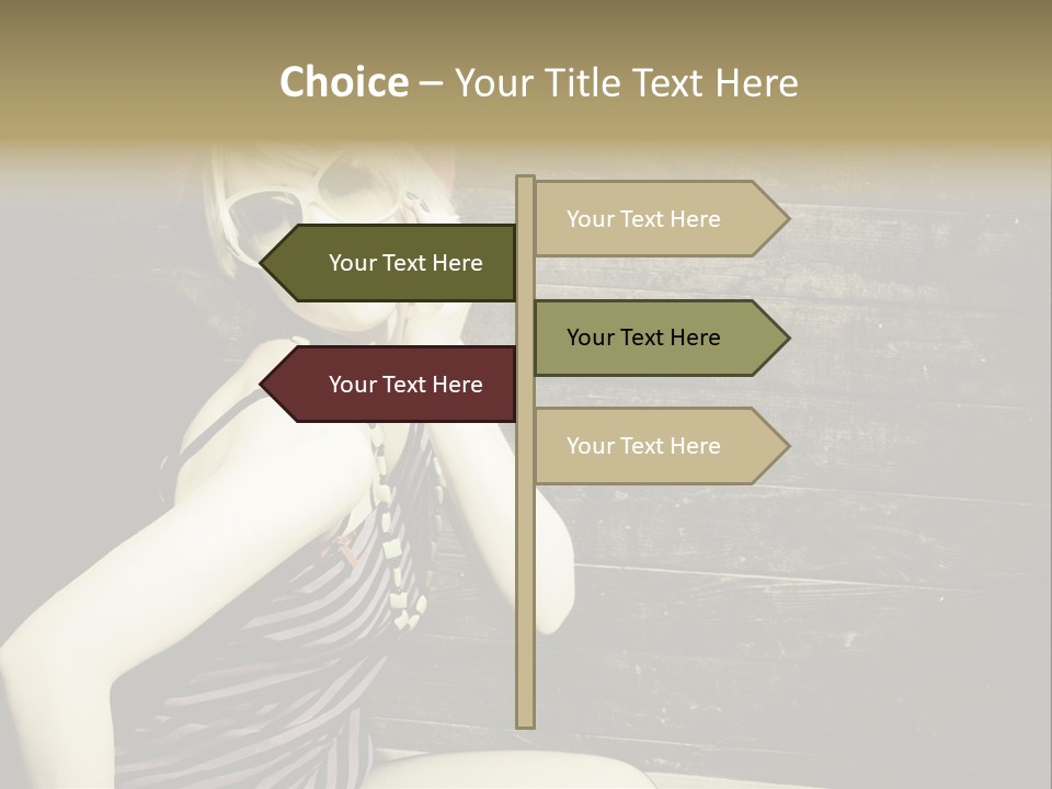 Wordpress Theme With Big Header PowerPoint Template