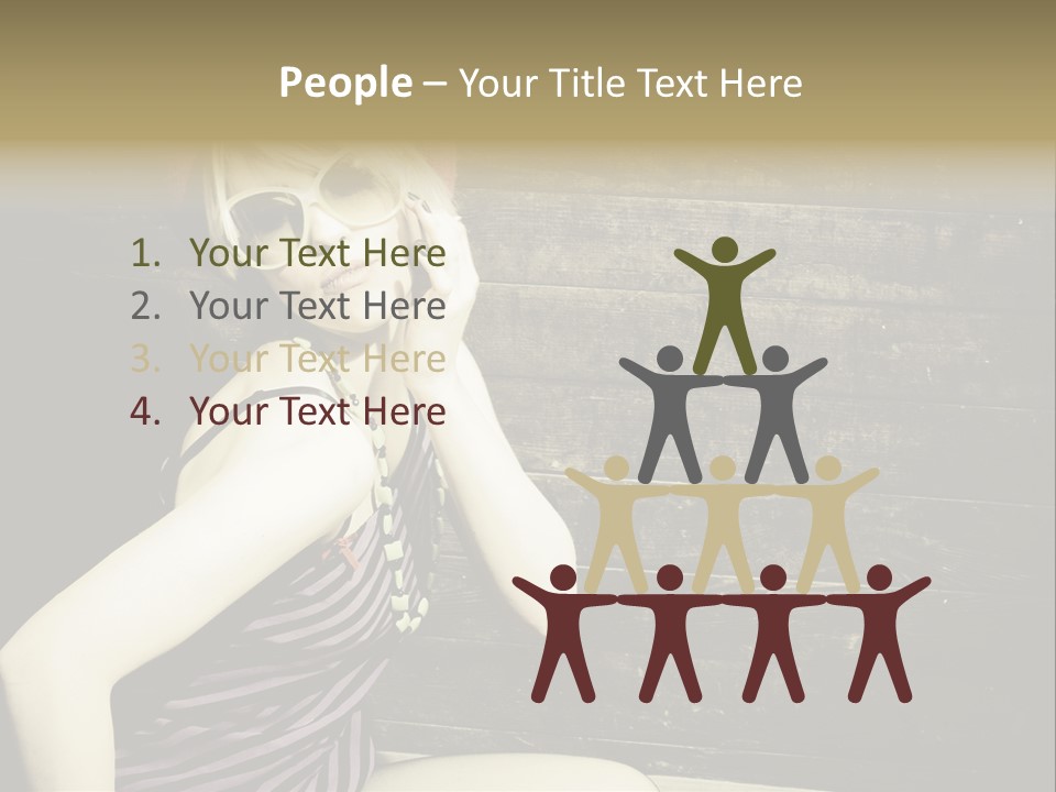 Wordpress Theme With Big Header PowerPoint Template