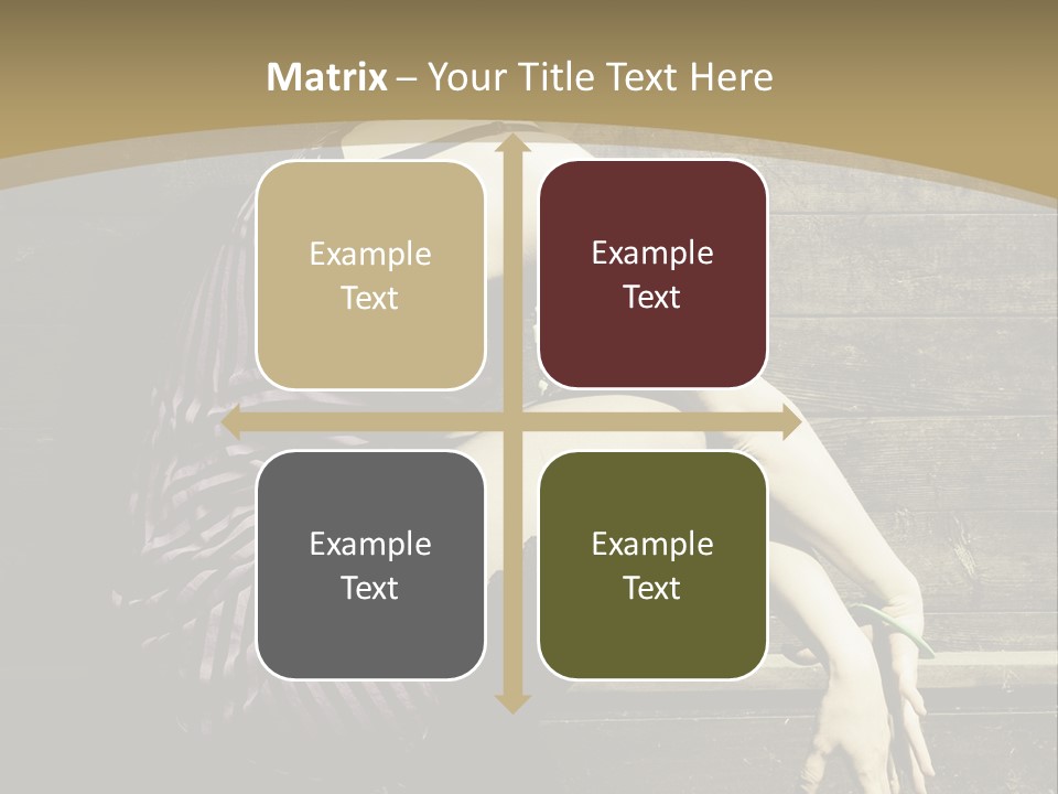 Retro Girl Photography PowerPoint Template