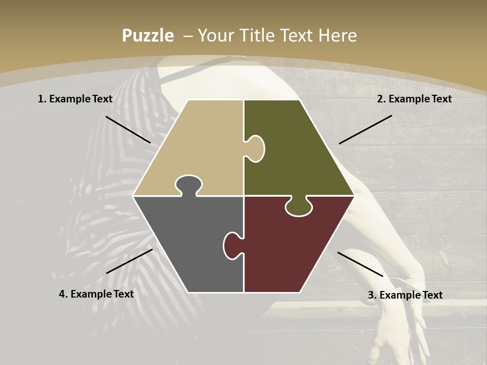 Retro Girl Photography PowerPoint Template