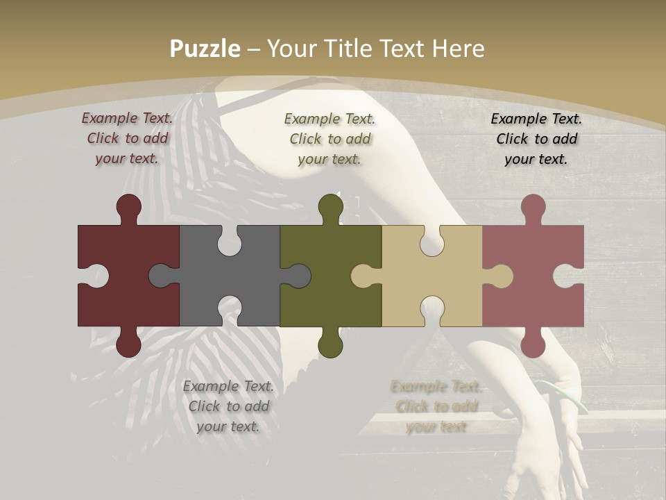 Retro Girl Photography PowerPoint Template