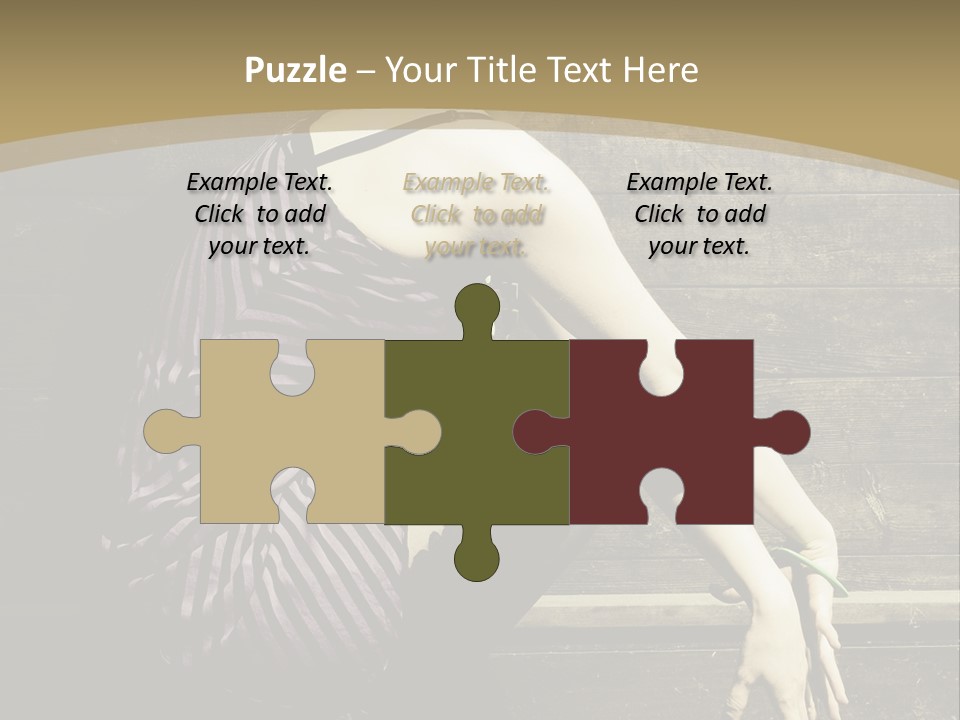 Retro Girl Photography PowerPoint Template