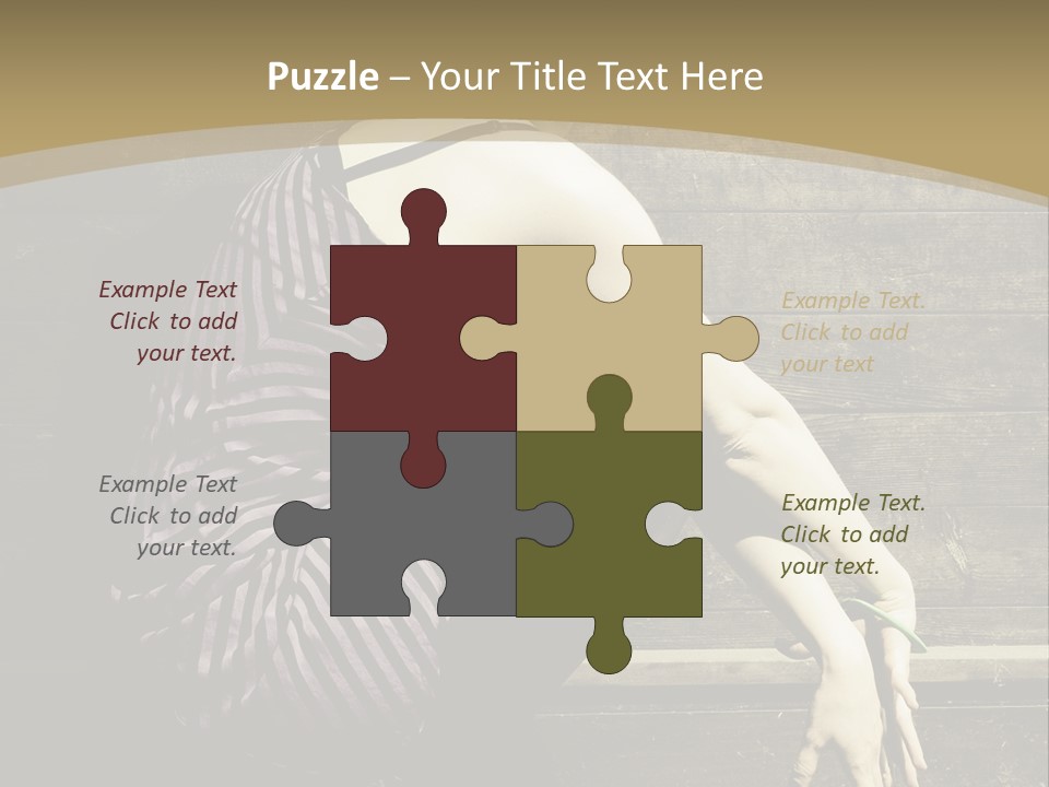 Retro Girl Photography PowerPoint Template