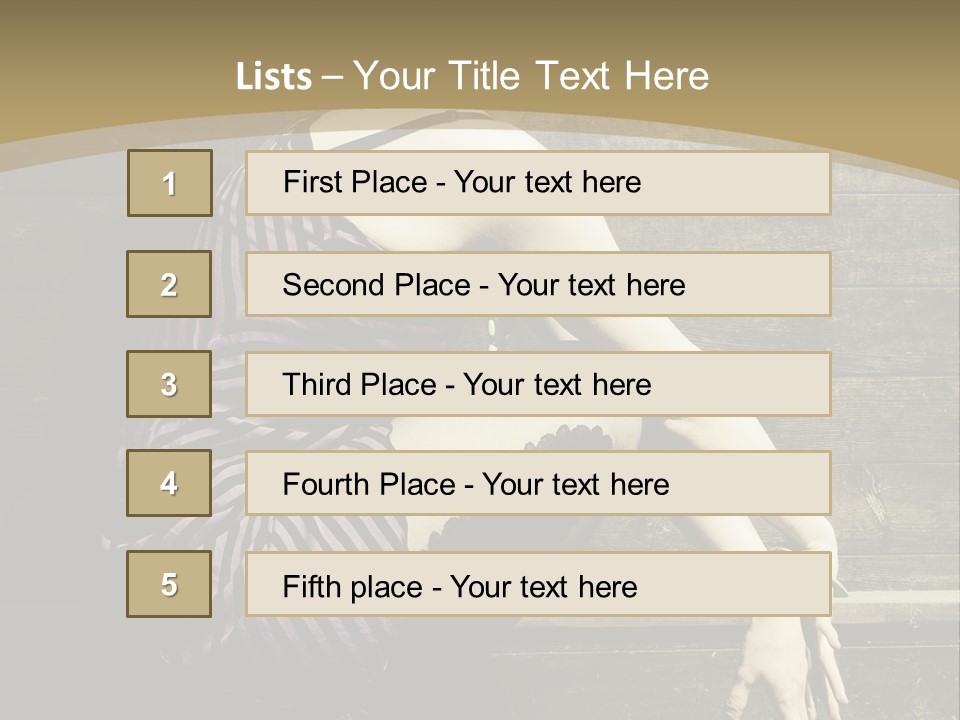 Retro Girl Photography PowerPoint Template