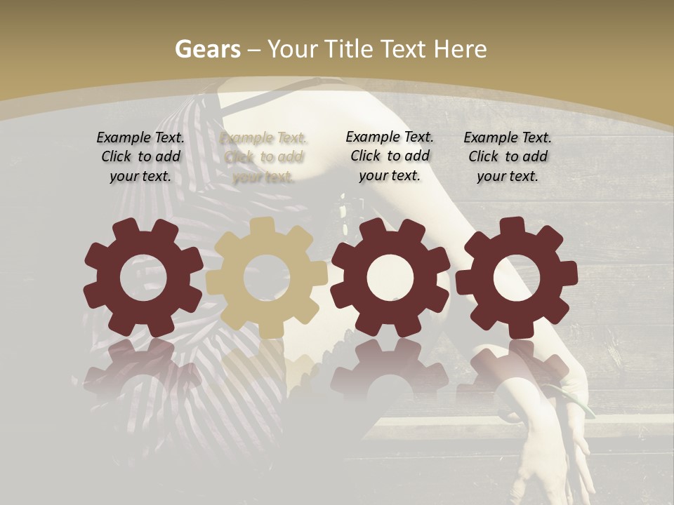 Retro Girl Photography PowerPoint Template