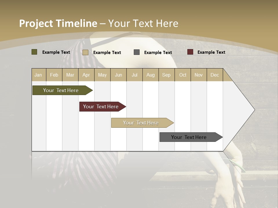 Retro Girl Photography PowerPoint Template