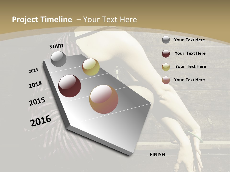 Retro Girl Photography PowerPoint Template