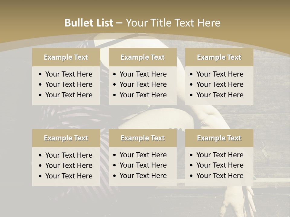 Retro Girl Photography PowerPoint Template