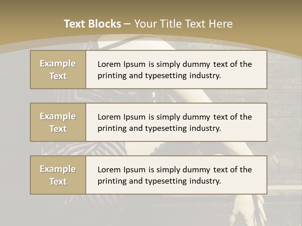 Retro Girl Photography PowerPoint Template