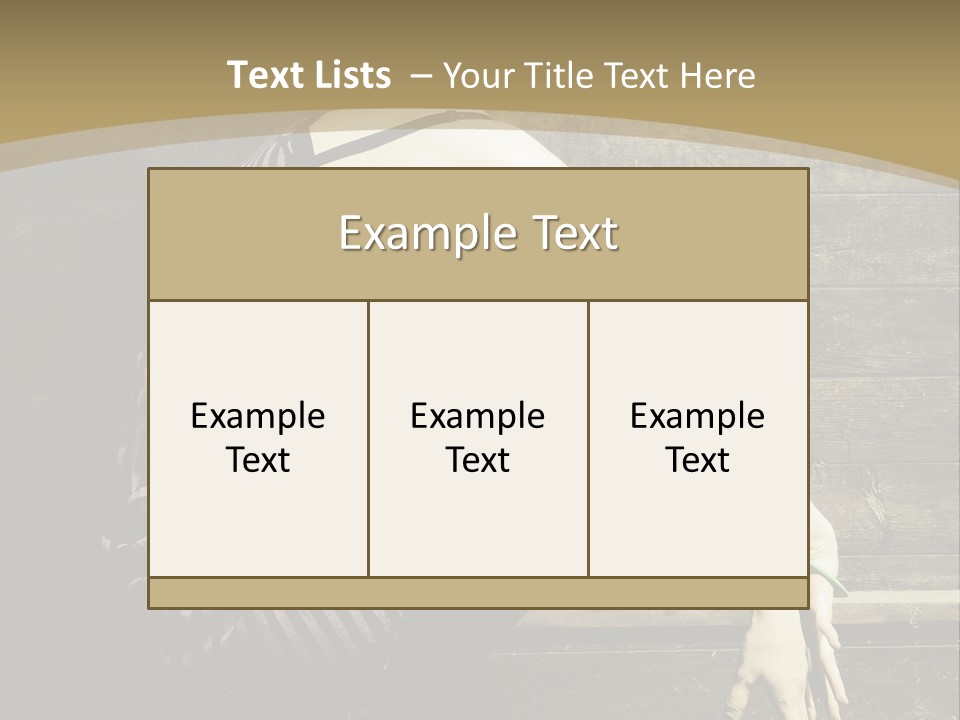 Retro Girl Photography PowerPoint Template