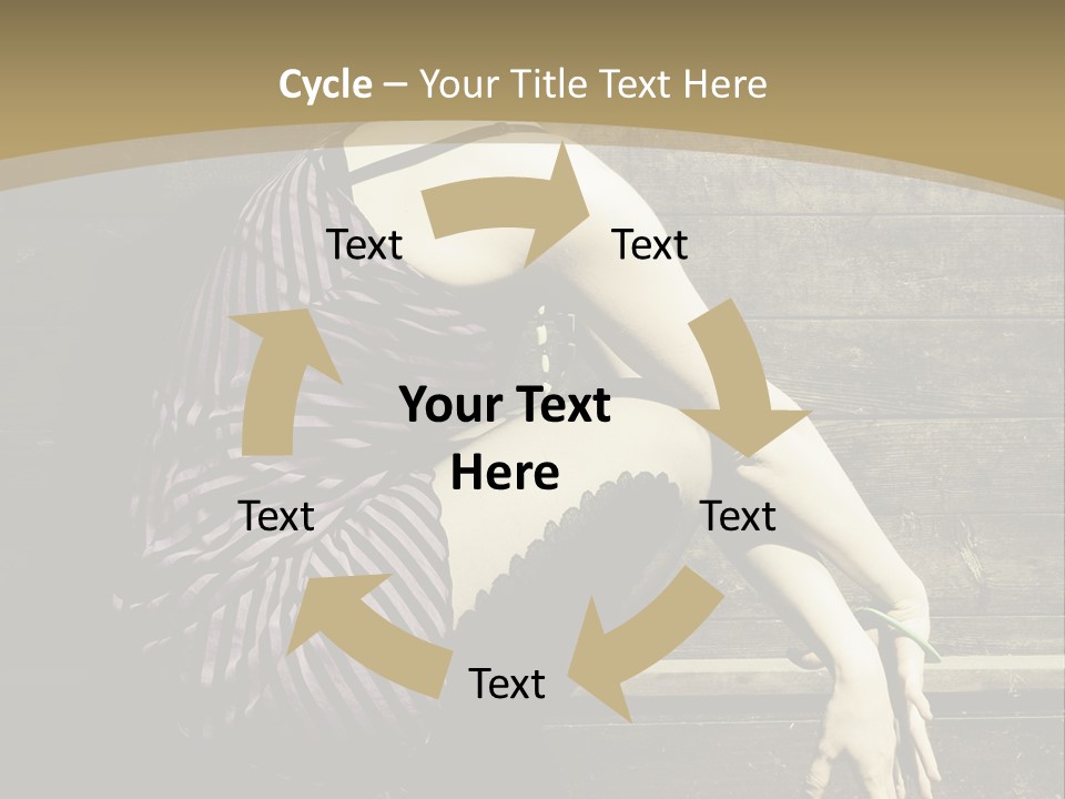 Retro Girl Photography PowerPoint Template