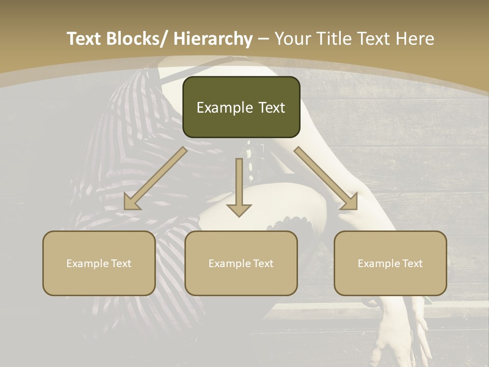 Retro Girl Photography PowerPoint Template