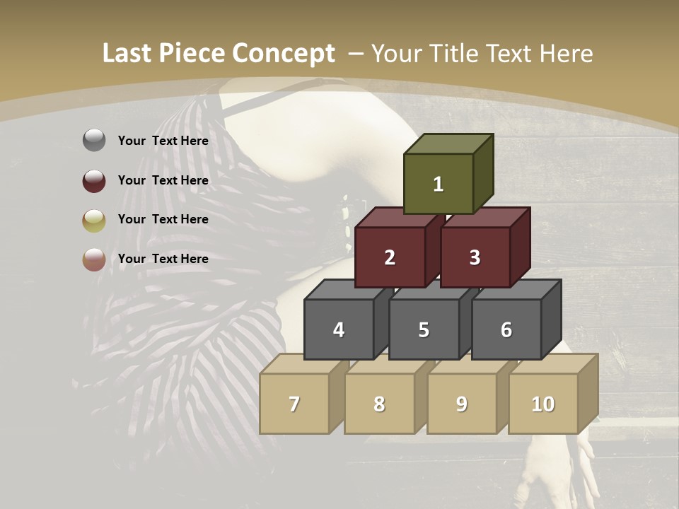 Retro Girl Photography PowerPoint Template