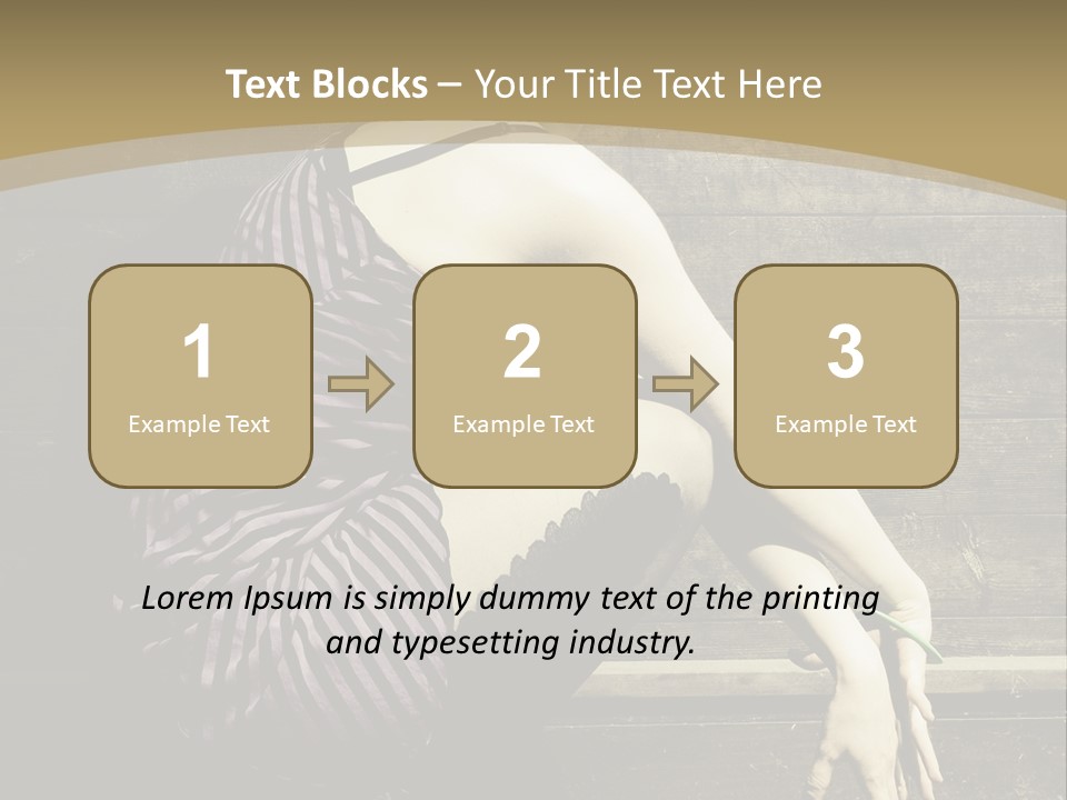 Retro Girl Photography PowerPoint Template