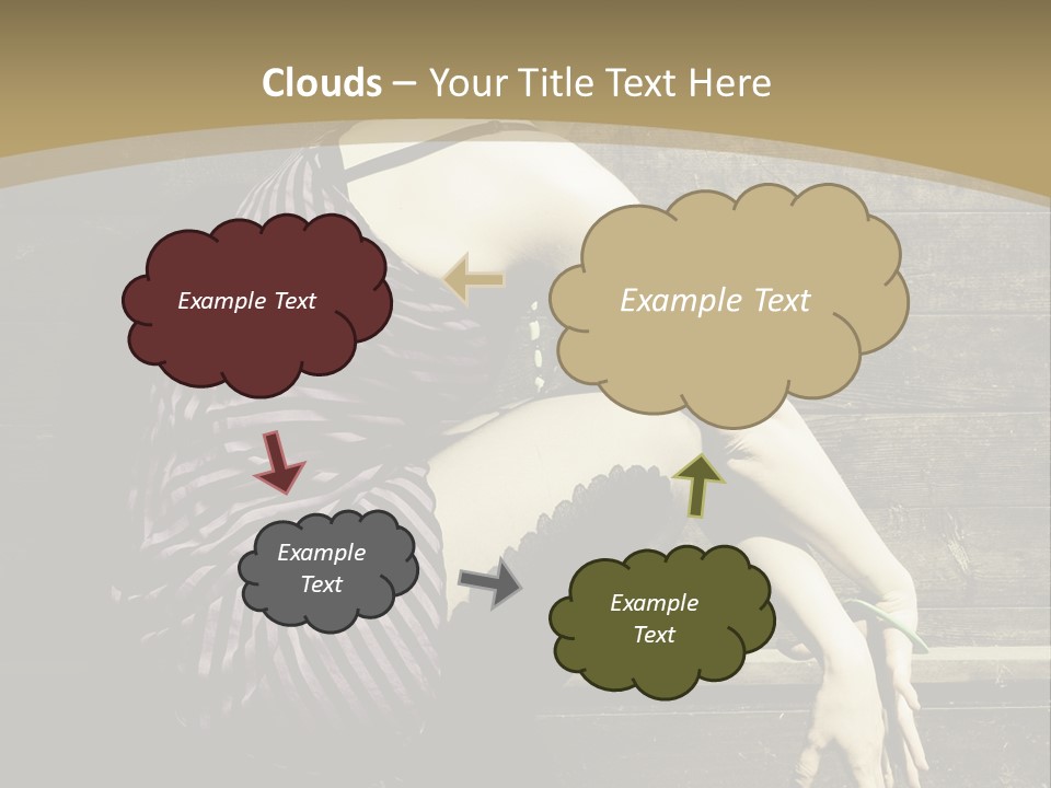 Retro Girl Photography PowerPoint Template