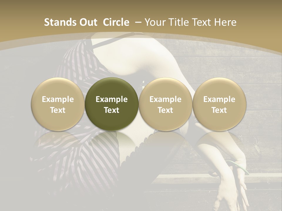 Retro Girl Photography PowerPoint Template