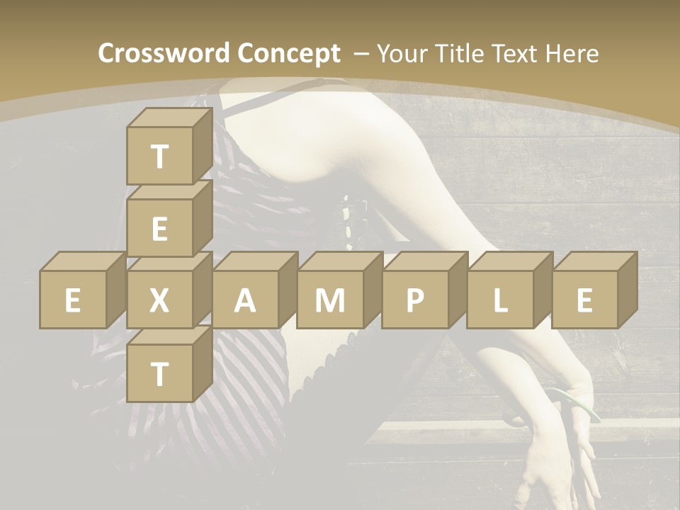 Retro Girl Photography PowerPoint Template