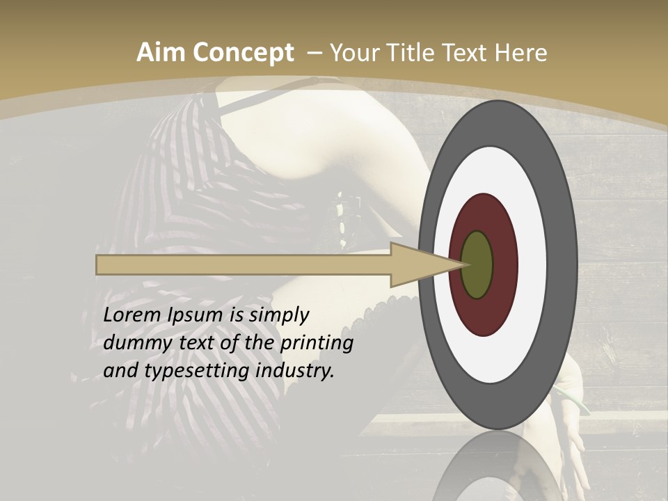 Retro Girl Photography PowerPoint Template