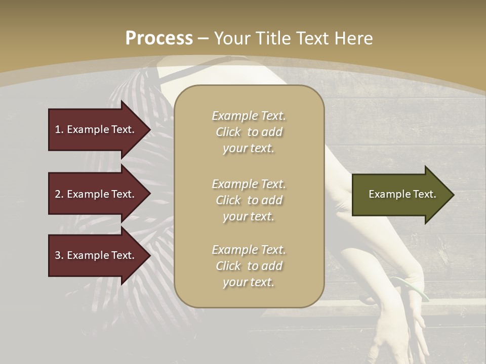 Retro Girl Photography PowerPoint Template