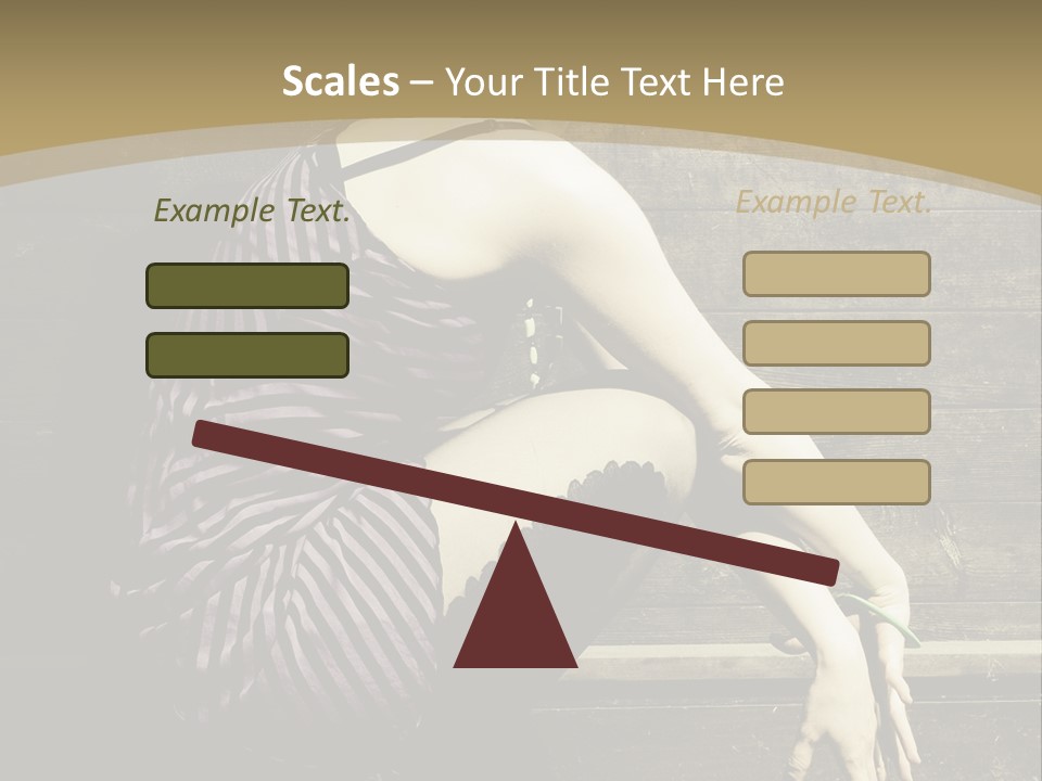 Retro Girl Photography PowerPoint Template