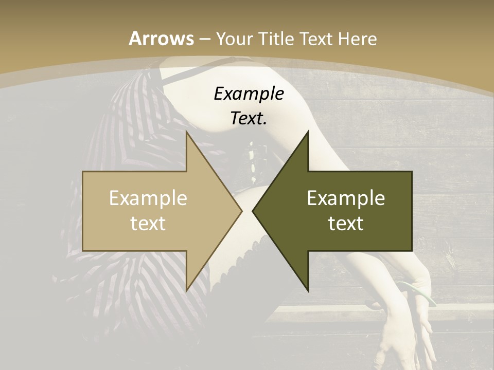 Retro Girl Photography PowerPoint Template