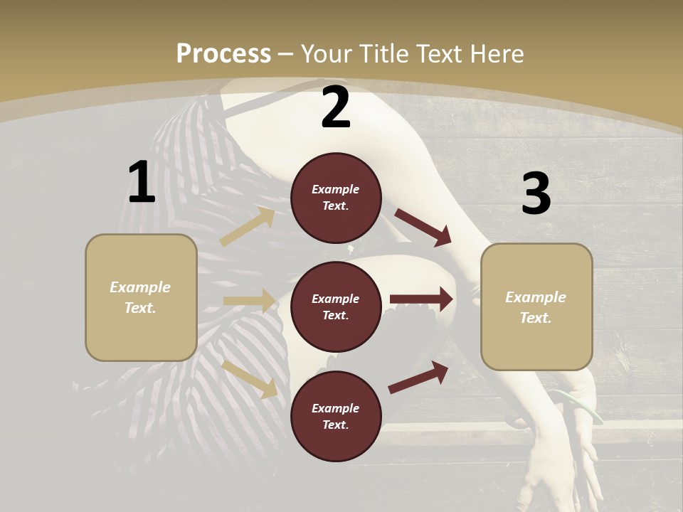 Retro Girl Photography PowerPoint Template