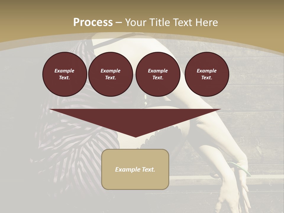 Retro Girl Photography PowerPoint Template