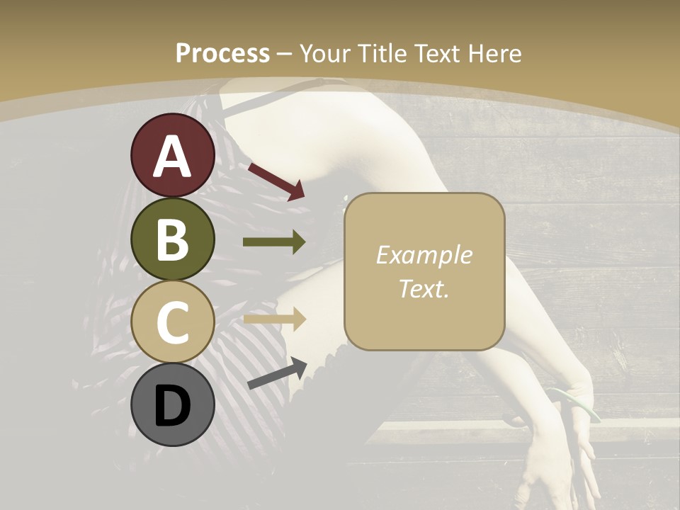 Retro Girl Photography PowerPoint Template