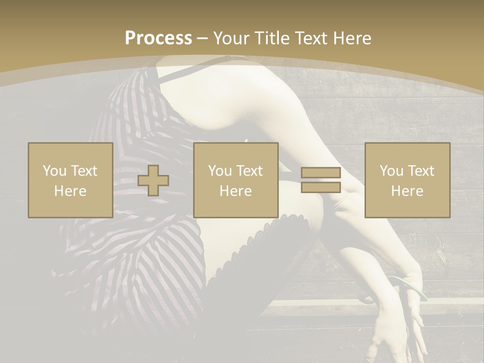 Retro Girl Photography PowerPoint Template