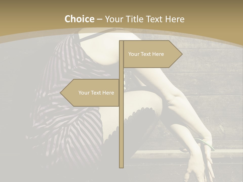 Retro Girl Photography PowerPoint Template